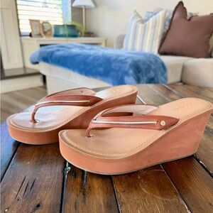 Aldo Women's Brown Wedge Sandals